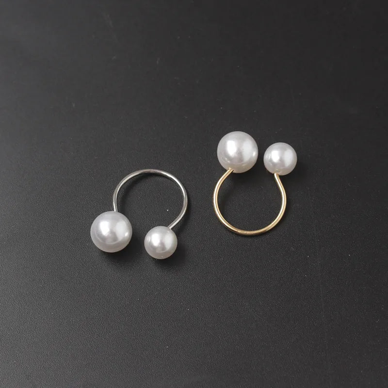 Adjustable Pearl Ring