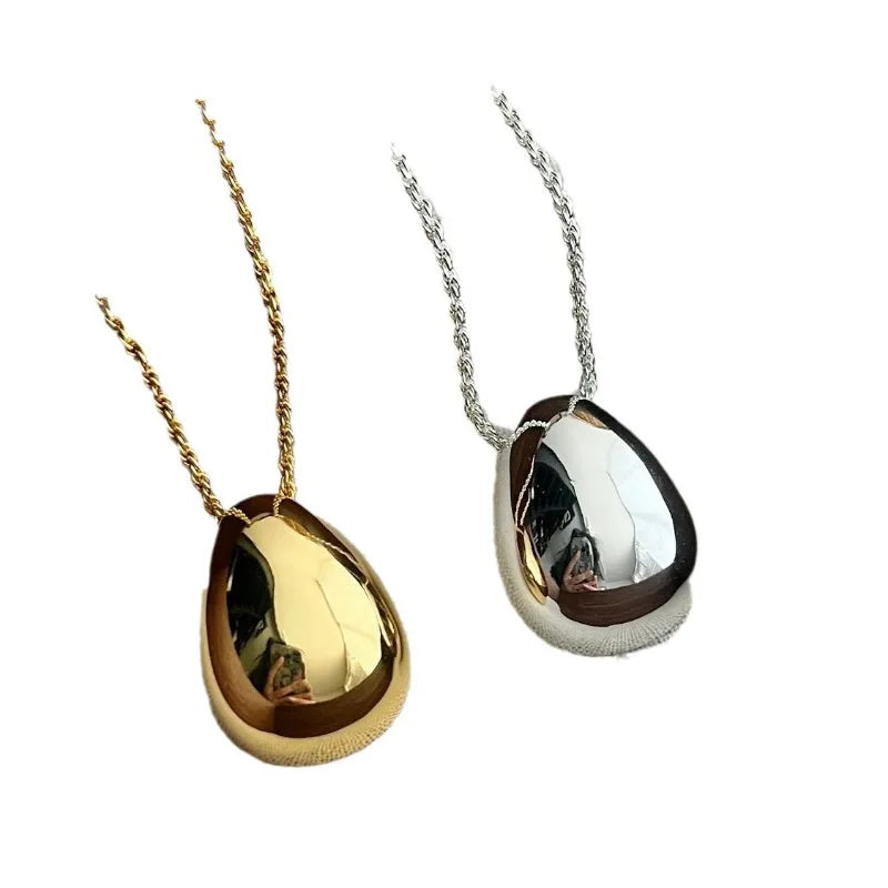 Gold/Silver Teardrop Necklace