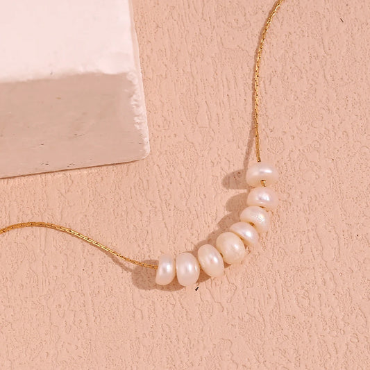 Pearl Charm Necklace