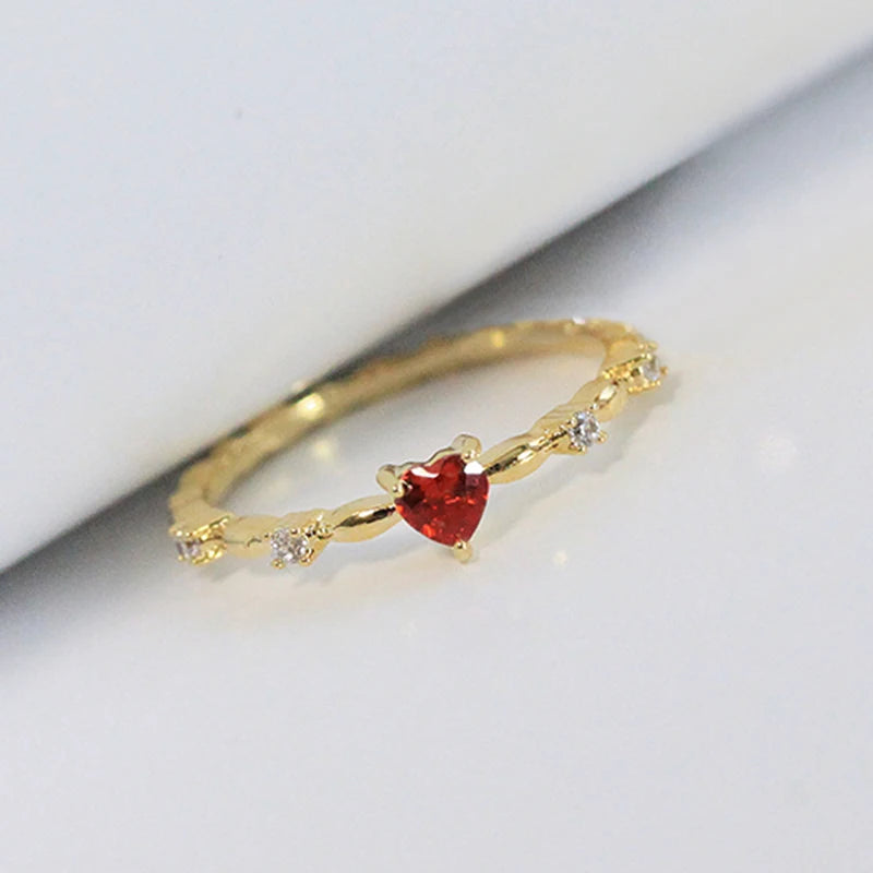 Red Heart Ring