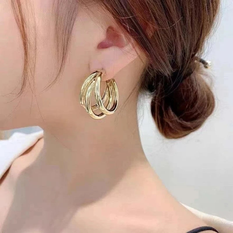 Three Layer Earrings