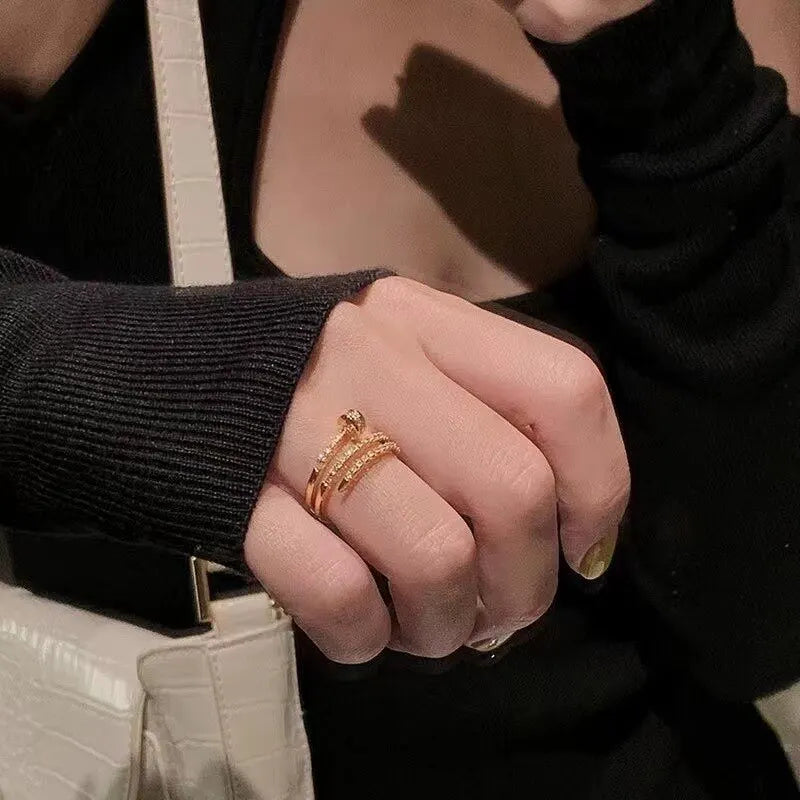 Gold Multi Layer Ring