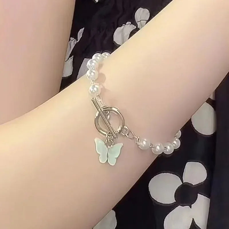 Butterfly Pearl Bracelet