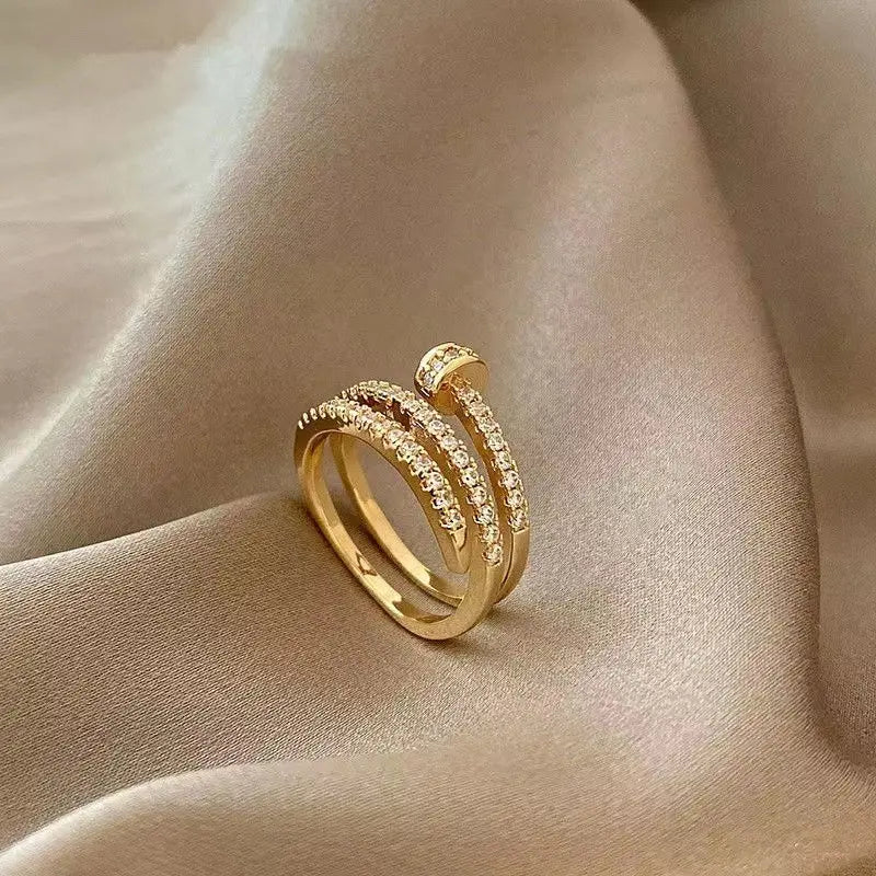 Gold Multi Layer Ring