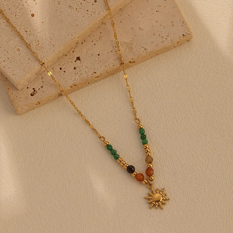 Colorful Sun Necklace